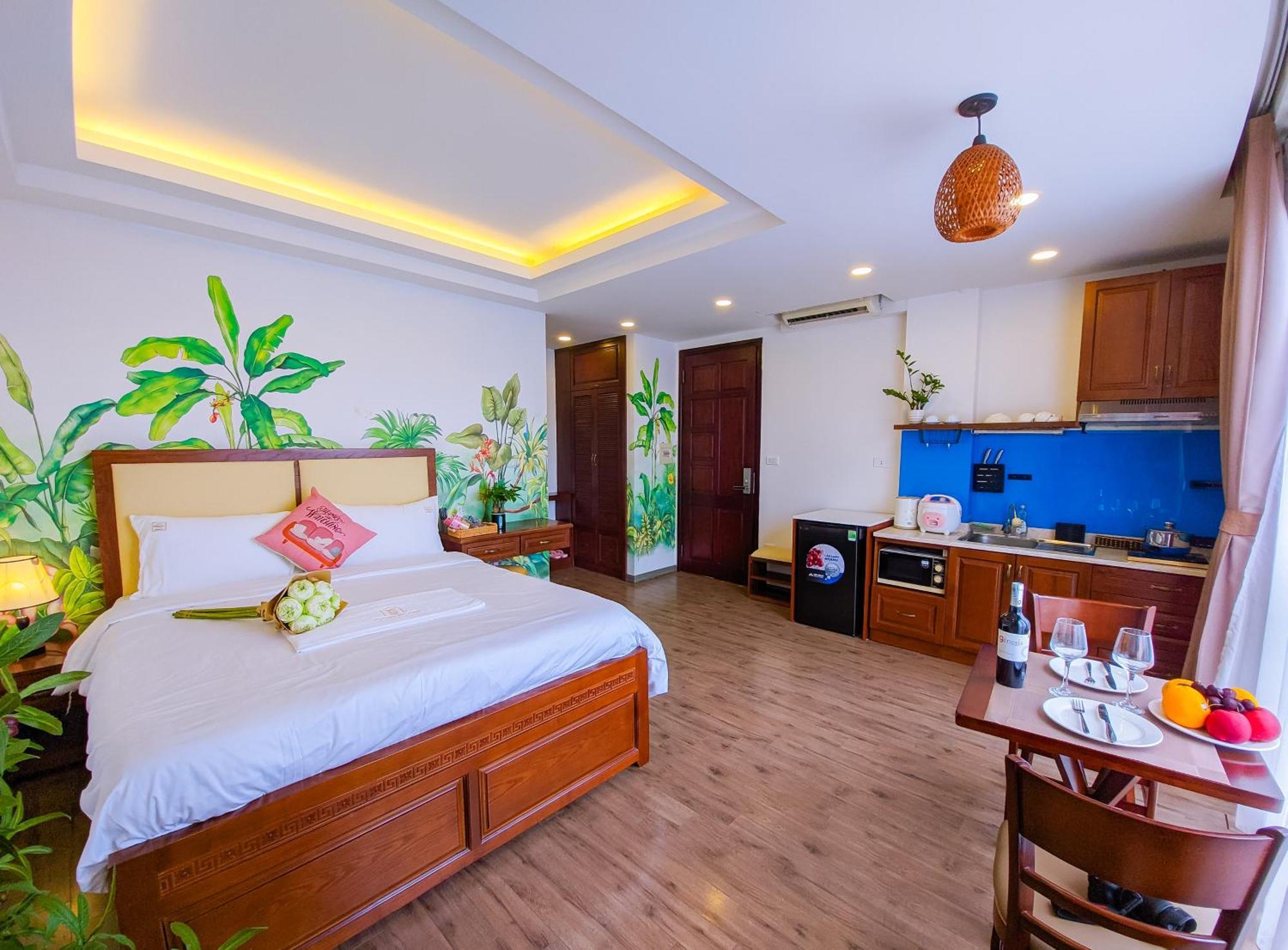 T98 Westlake Quang An - Tay Ho Center Garden View Studio! Hanoi Oda fotoğraf